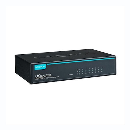 Moxa 8Port Usb-To-Serial Hub, Rs-232/422/485 UPort 1650-8